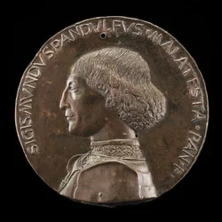 Sigismondo Pandolfo Malatesta, 1417-1468, Rimini és Fano ura [előlap], 1446.