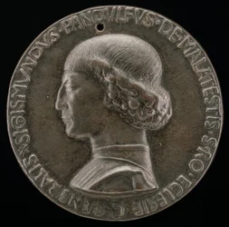 Sigismondo Pandolfo Malatesta, 1417-1468, Rimini és Fano ura [előlap], 1446.