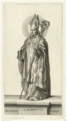 Szent Albert S. Albertus (cím a tárgyon) Saints (sorozat címe)
