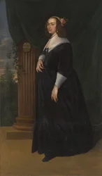 Maria Hartmansdr de Custer, 1755 körül (olaj, vászon)