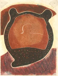 Tárgy, 2013 (linómetszet)