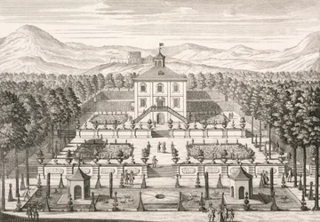Ház és kert, 1715