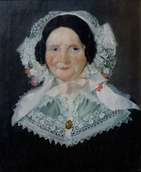 Női portré (olaj, vászon)