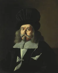 Martin de Redin Máltai Lovagrend nagymesterének portréja, 1660 körül (olaj, vászon)