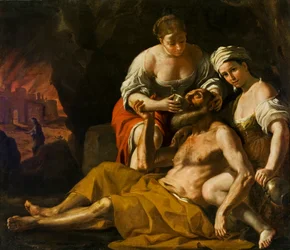 Lót és leányai, kb. 1675-1680