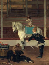 A cirkuszi előadók, 1875
