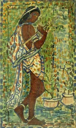 Hindu táncos, 1910-1913 körül