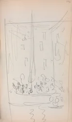 Olasz vázlatfüzet: Hajó figurákkal 172. oldal, 1898-1899.