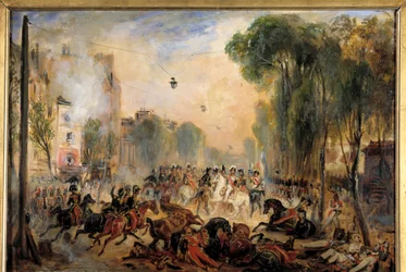 Giuseppe Fieschi (korzikai összeesküvő) támadása július 28-án