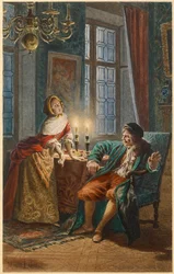 Moliere és Madeleine Bejart (illusztráció)