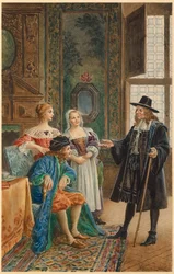 Moliere malade (illusztráció)