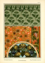 Krizantém (színes litó)