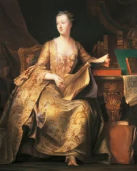 Pompadour márkiné portréja, 1755 körül (festmény)