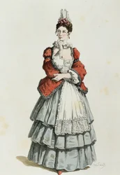 Columbine 1683-ban, írta Maurice Sand (1823-1889)