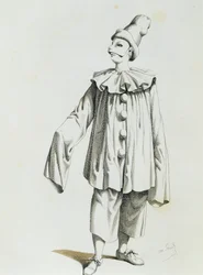 Pierrot, Maurice Sandtól (1823-1889)