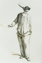 Pulcinella 1800-ban, Maurice Sand (1823-1889)