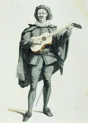Scaramouche, Maurice Sand (1823-1889)