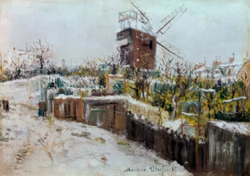 A Moulin de la Galette a hóban