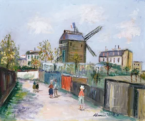 A Moulin de la Galette, 1930 körül (olaj, vászon)