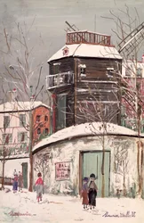 A Moulin de la Galette, 1933 körül (olaj, vászon)