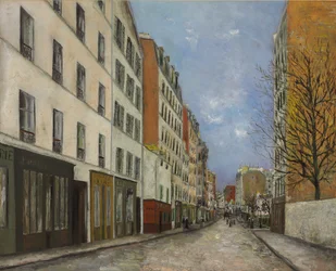 Marcadet utca, Montmartre; A Marcadet utca Montmartre-ban, 1910-1912 körül (olaj, vászon)
