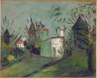 Kilátás Montmartre-ra július 14-én