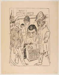 A koldusok, 7. tábla a „Trip to Berlin 1922” sorozatból