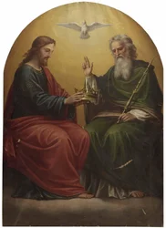 Max herceg Szentháromság koronával