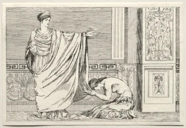 Ámor és psziché: Psyche és Juno, 1880.