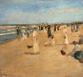 Tengerpart Noordwijkban, 1911