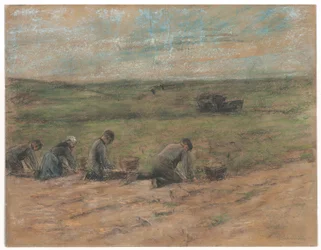 Burgonyaásók Zandvoort közelében, 1894