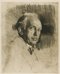 Richard Strauss zeneszerző portréja 1864-1949, c. 1914.