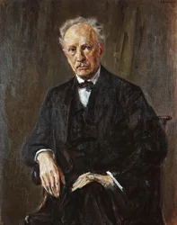 Richard Georg Strauss zeneszerző portréja 1864-1949, 1918.