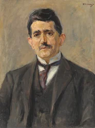 Bruno Cassirer kiadó portréja, 1921