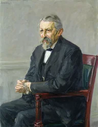 A természettudós, Hermann Strebel (1834-1914) 1905 (olaj, vászon)