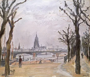 Kilátás Frankfurtra. 1911