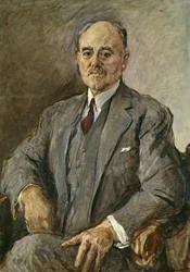 Hermann Sudermann portréja 1857-1928, 1927.
