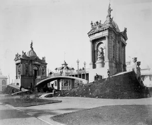 Betonhíd, az összoroszországi kiállítás, Nyizsnyij Novgorod, Oroszország, 1896.