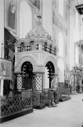 Minins sírja a Megváltó székesegyházban a Nyizsnyij Novgorod Kremlben, Oroszország, 1896.