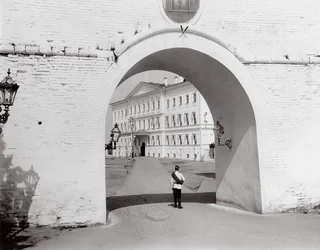 A császári palota Nyizsnyij Novgorodban, Oroszországban, 1896.