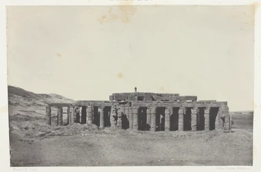 Gournah, Osymandias sírja; Théba, 58. tábla az "Egypte, Nubie, Palestine et Syrie" című albumból (1852).