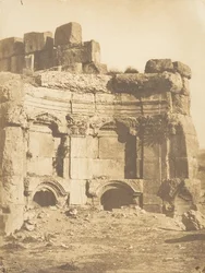 A templom zárt terme, Baâlbekben, 1850. szeptember 15.