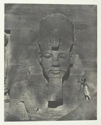 Ibsamboul, Phre Nubia, Palesztina és Szíria Speos eltemetett mediális kolosszusa, 184951, nyomtatva 1852