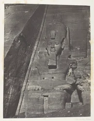 Ibsamboul, Colosse Oriental Du Grand Spéos De Phrè; Nubie, 103. tábla az "Egypte, Nubie, Palestine et Syrie" című albumból (1852).