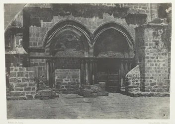 Jeruzsálem, A Szent Sír templom alsó árkádjai; Palesztina