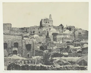 Jeruzsálem, Nyugati negyed, Palesztina, 184951, nyomtatva 1852.