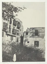 Ház és kert a Frank negyedben, Le Kaire, 184951, nyomtatva 1852-ben.
