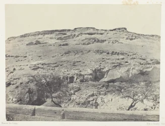 Az ókori Lykopolisz nekropolisza, Felső-Egyiptom, 12. tábla az "Egypte, Nubie, Palestine et Syrie" című albumból (1852).