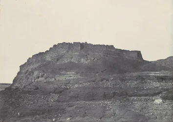 Núbia. Ibrym-erőd Ősi Premmis. Déli nézet, 1850.