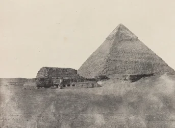 Chephren piramisa, Közép-Egyiptom, 184951, nyomtatva 1852.